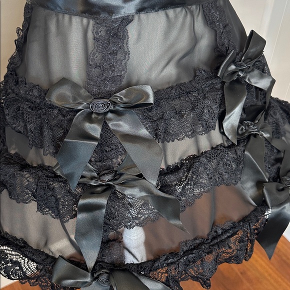 NWT Dolls Kill Death to Sunshine Cage Hoop Mini Skirt - Picture 4 of 15